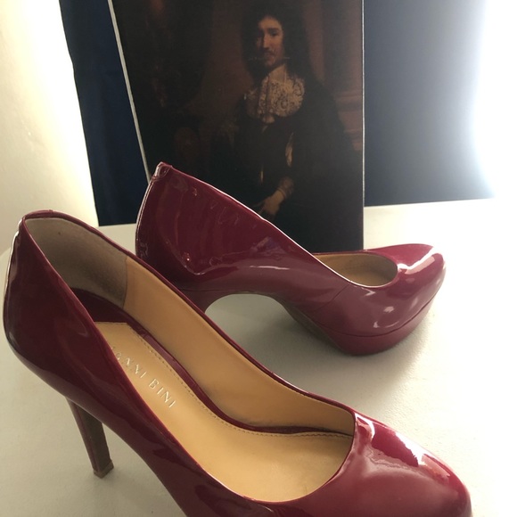 GIANNI BINI Hot Red Pumps Size 8 - Picture 1 of 11